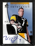 RARE GOLD VERSION 2004 SP Authentic Ben Roethlisberger Rookie Patch Autograph #ed 18/25 