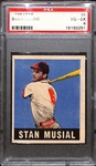 1948 Leaf Stan Musial (HOF) #4 Rookie Card Graded PSA 4