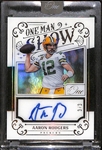 2022 Panini One Football Aaron Rodgers One Man Show Autographed #d 3/3
