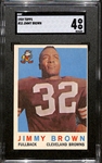 1959 Topps #10 Jim Brown Graded SGC 4