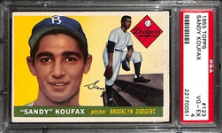 1955 Topps Sandy Koufax Rookie #123 Graded PSA 4