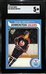 1979-80 Topps Wayne Gretzky Rookie Card #18 Graded SGC 5