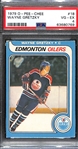 1979-80 O-Pee-Chee Wayne Gretzky Rookie Card #18 Graded PSA 4