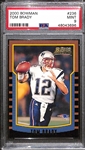 2000 Bowman Tom Brady #236 Rookie Card Graded PSA 9 Mint