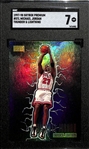 1997-98 Skybox Premium Michael Jordan # 5TL Thunder & Lightning Insert Card Graded SGC 7