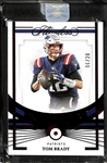 2021 Panini Flawless Tom Brady Legends Gemstone Card w. Embedded Ruby #ed 6/20