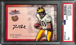 2000 Fleer Tom Brady Autographics Graded PSA 7