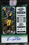 2022 Contenders Optic Kenny Pickett Rookie Ticket Autograph Green Pulsar #19/30