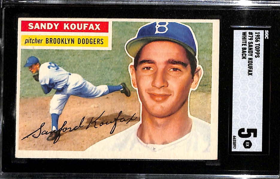1956 Topps Sandy Koufax #79 Graded SGC 5