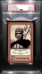 Red Grange Signed 1975 Fleer Hall of Fame Card #4  (Bears HOFer) - PSA/DNA Graded (Card Grade 6, Auto Grade 8)