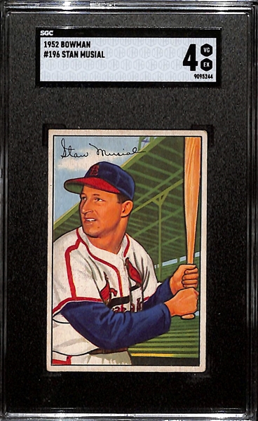 1952 Bowman Stan Musial #196