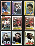 Lot of Over (590) Signed Football Cards w. (2) John Matuszak, (2) Lester Hayes Rookie Cards, (12) Leroy Selmon, (2) Ricky Bell, (2) Tony Dorsett, (3) Theisman, (3) Art Shell, Munoz, (2) Winslow,...