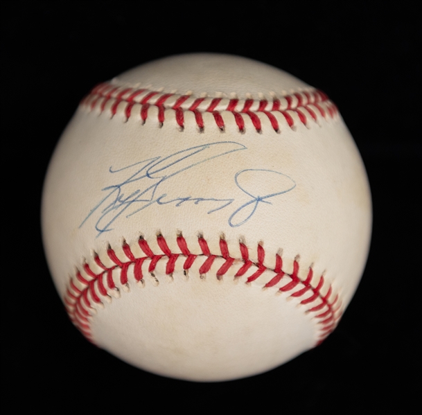 Ken Griffey Jr. Autographed Baseball (JSA Auction Letter)