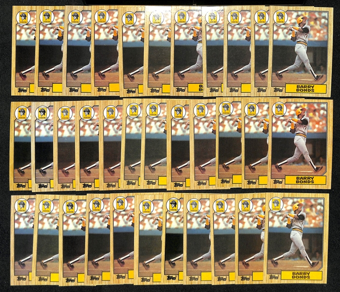 Mixed Sports Card Lot - Primarily Baseball - c. 1970s-1990s - w. (7) 1989 Fleer Ken Griffey Jr Rookie Cards