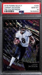 2018 Select Lamar Jackson Tri-Color /99 Graded PSA 10