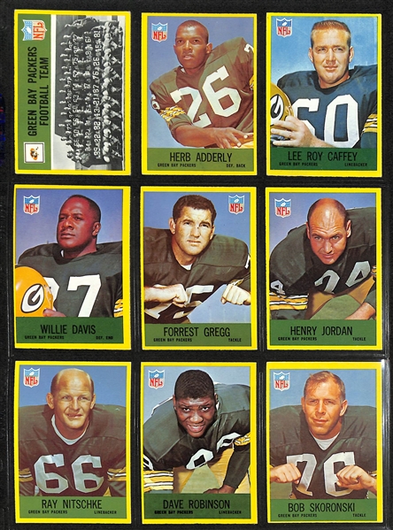 1967 Philadelphia Football Complete Set of 198 Cards w. Leroy Kelly Rookie Card