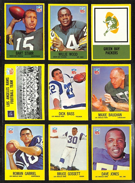 1967 Philadelphia Football Complete Set of 198 Cards w. Leroy Kelly Rookie Card