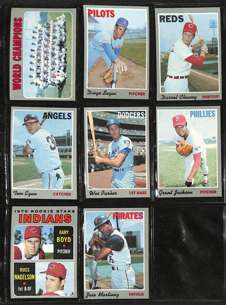 1970 Topps Baseball Complete Set of 720 Cards w. Thurman Munson Rookie Card