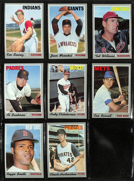 1970 Topps Baseball Complete Set of 720 Cards w. Thurman Munson Rookie Card