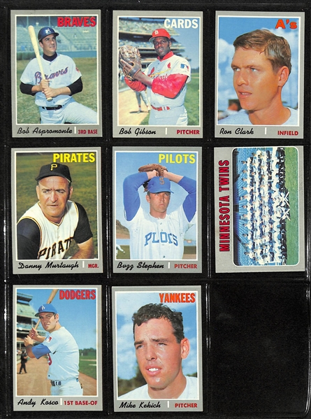 1970 Topps Baseball Complete Set of 720 Cards w. Thurman Munson Rookie Card