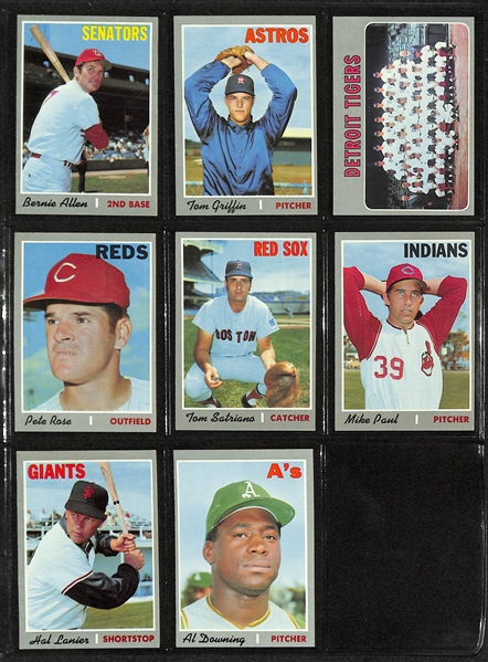 1970 Topps Baseball Complete Set of 720 Cards w. Thurman Munson Rookie Card