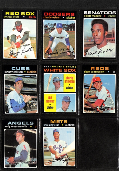 1971 Topps Baseball Complete Set of 752 Cards w. Baker/Baylor Rookie Card