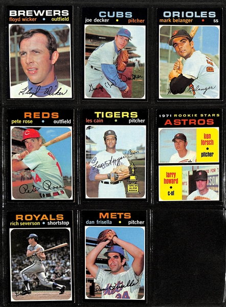 1971 Topps Baseball Complete Set of 752 Cards w. Baker/Baylor Rookie Card