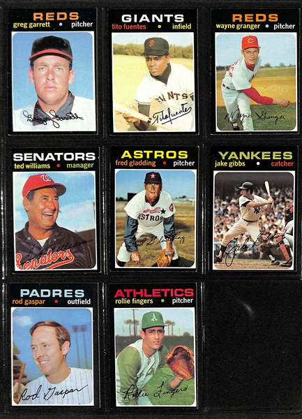 1971 Topps Baseball Complete Set of 752 Cards w. Baker/Baylor Rookie Card