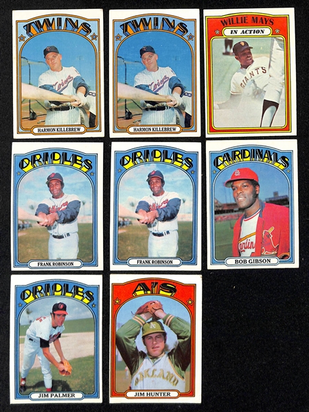   Lot of (300+) 1972 Topps Baseball Cards w. Nolan Ryan
