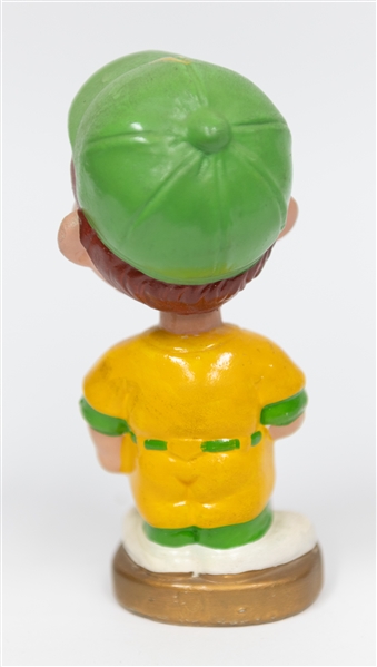 Late 1968-1971 Oakland Athletics Bobblehead w. Small Circular Gold Base