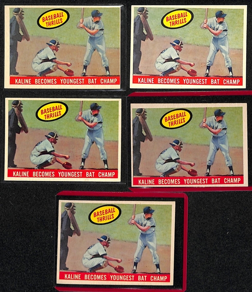 Lot of (43) Topps 1957-1959 w. 1958 Topps Early Wynn