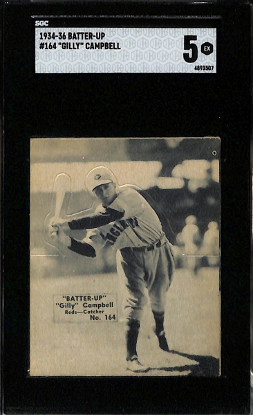 1934-36 Batter-Up Lot w. #148 Allan Cooke (SGC 5) & #164 Gilly Campbell (SGC 5)