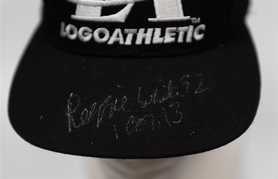 Reggie White Signed LA Logo Athletic Baseball Hat (w. Tags) - JSA Auction Letter