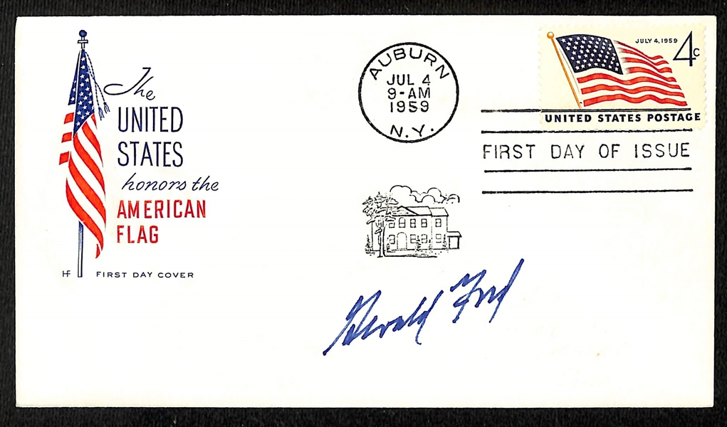 President Gerald Ford Signed First Day Cover (JSA)