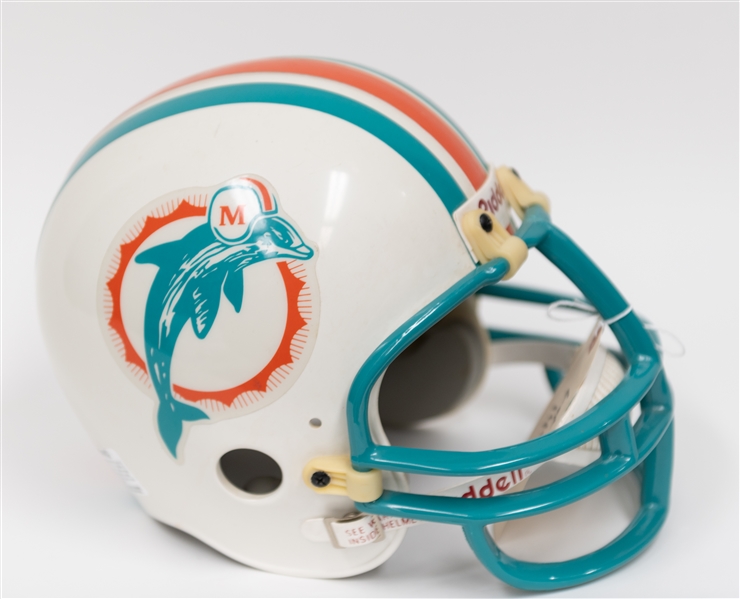 Dan Marino Signed Full-Size Riddell Miami Dolphins Helmet (UDA Sticker & JSA Auction Letter)