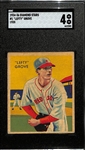 1934-36 Diamond Stars #1 "Lefty" Grove (HOF) Graded SGC 4