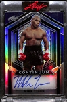 2023 Leaf Continuum Mike Tyson Autographed Card (#25/393)