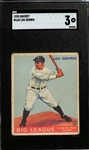 1933 Goudey #160 Lou Gehrig Graded SGC 3
