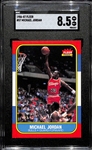 1986-87 Fleer Michael Jordan #57 Rookie Card Graded SGC 8.5 NM-MT+