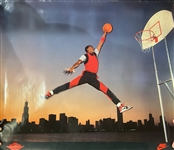 Lot of (24) Mid-1980s Nike Full Size Posters w. Air Jordan, (2) Franco Harris, (2) Ryne Sandberg, More