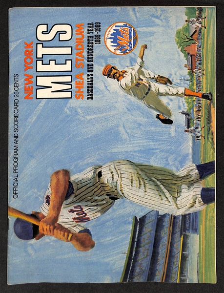 Lot of (8) Booklet/Programs of NY Mets from 1964-1970