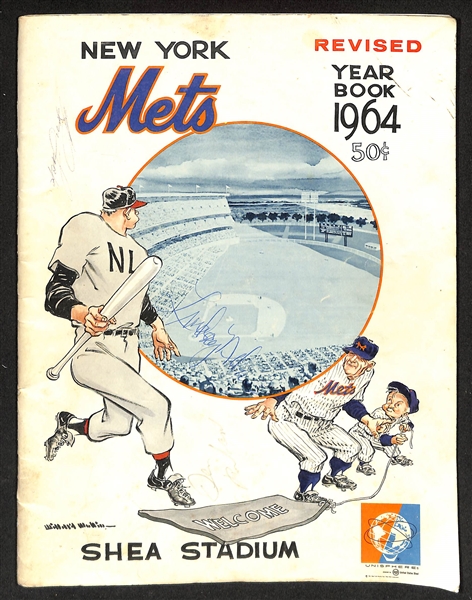 Lot of (8) Booklet/Programs of NY Mets from 1964-1970