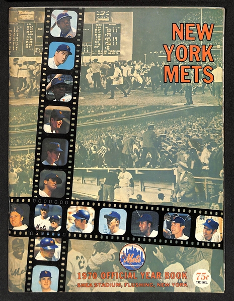 Lot of (8) Booklet/Programs of NY Mets from 1964-1970