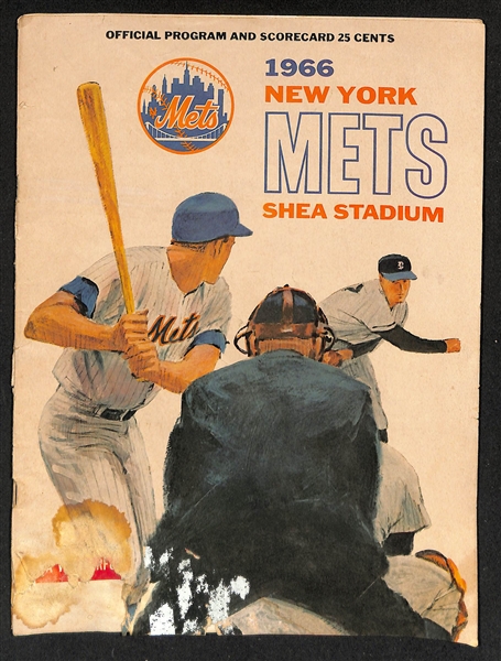 Lot of (8) Booklet/Programs of NY Mets from 1964-1970