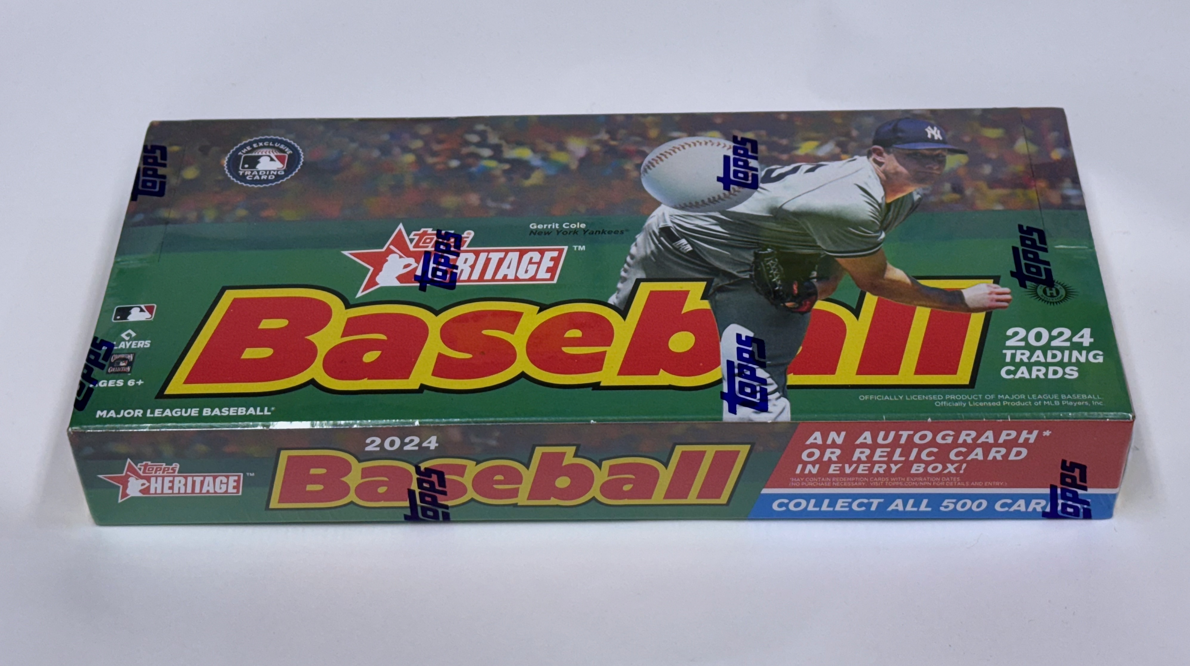 Lot Detail 2024 Topps Heritage Baseball Hobby Box