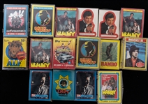 Lot of (16) 1980s and 1990s Non Sport Complete/Near Complete Sets inc. Topps Ghostbusters 2, Topps Back To The Future 2, Rocky 2, + 