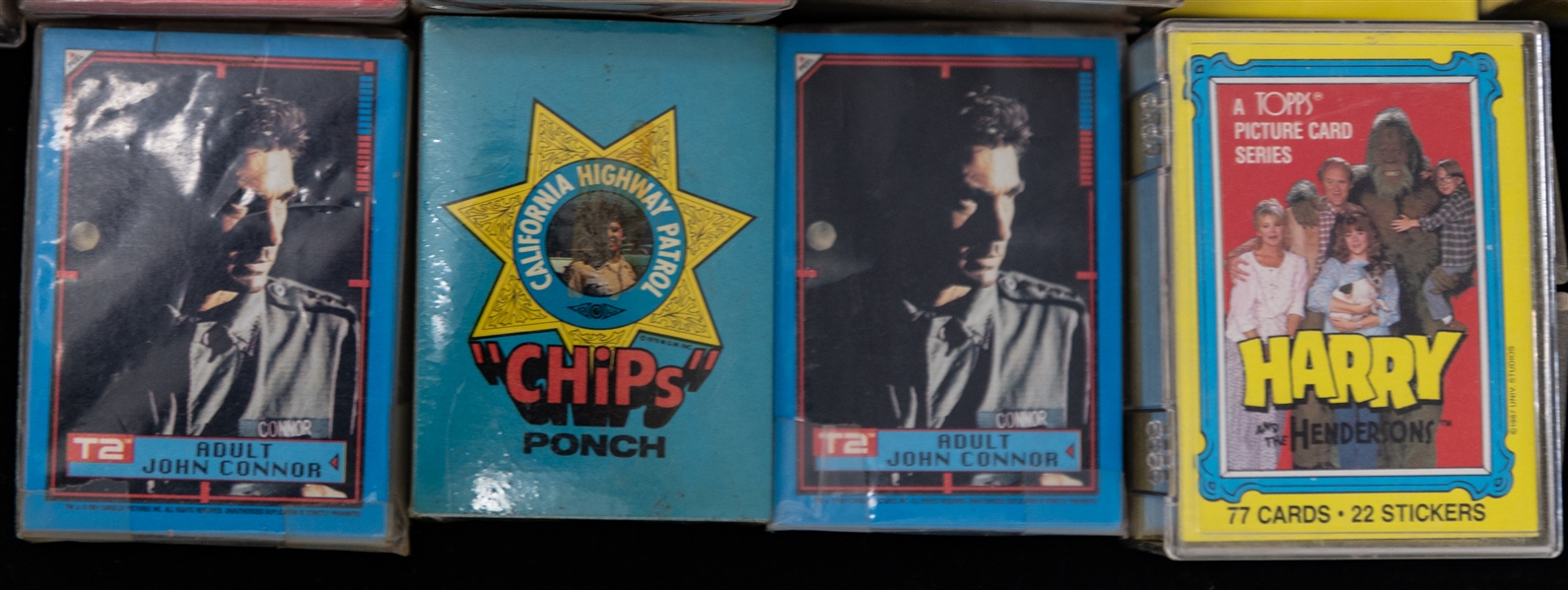 Lot of (16) 1980s and 1990s Non Sport Complete/Near Complete Sets inc. Topps Ghostbusters 2, Topps Back To The Future 2, Rocky 2, + 