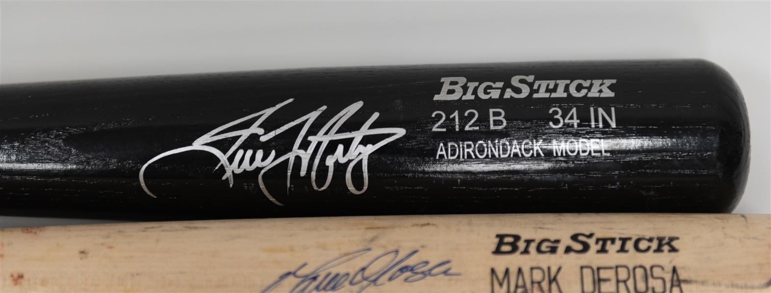 Lot of (3) Signed Rawlings Bats - Duke Snider, Mark Derosa (Game Used), Tino Martinez - JSA Auction Letter