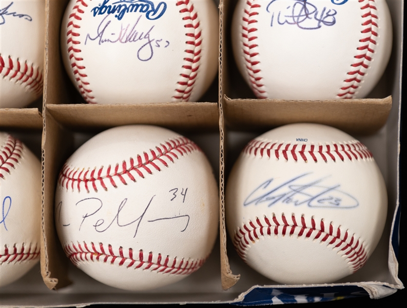 Lot of (12) Signed Official Minor League Rawling Baseballs inc. Chris Hoiles, Phil Coke, + (JSA Auction Letter)