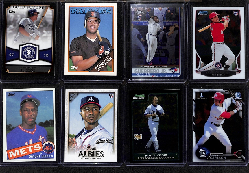 Over 175 Baseball Rookie Cards (Most from the Past 35 Years) Inc. Griffey Jr., Deion Sanders, Jim Thome, Bo Jackson, Anthony Volpe, F. Thomas, Piazza, Alonso, +